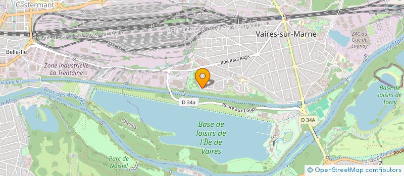 localisation de l'entreprise SCI PIERRON  VAIRES-SUR-MARNE