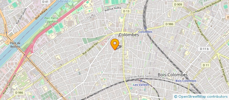 localisation de l'entreprise SCI PIERROT à COLOMBES