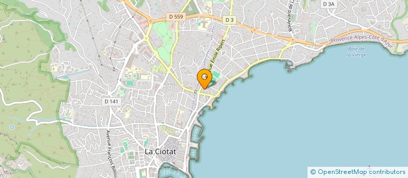 localisation de l'entreprise SCI PIERROT LUMIERE  LA CIOTAT