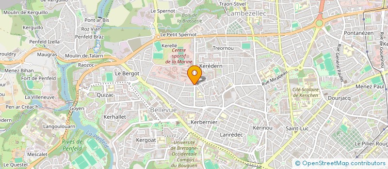 localisation de l'entreprise SCI PIERRY  BREST