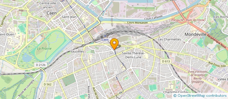 localisation de l'entreprise SCI  PIERSEBANNE  CAEN
