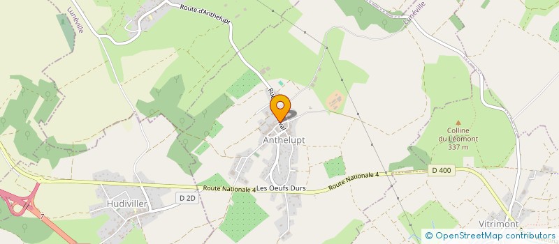 localisation de l'entreprise SCI PIERSIM  ANTHELUPT