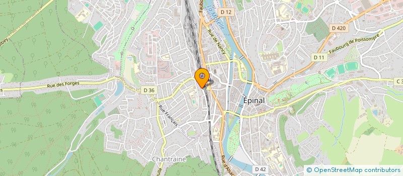 localisation de l'entreprise SCI PIERSON IMMO 57  EPINAL