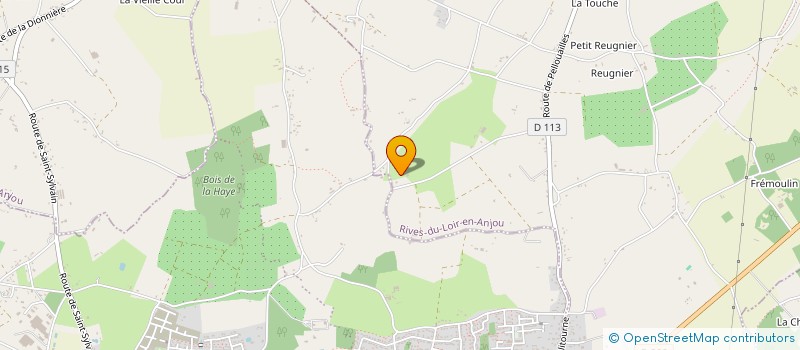 localisation de l'entreprise SCI PIERSYMO  RIVES-DU-LOIR-EN-ANJOU