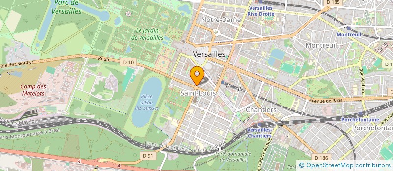 localisation de l'entreprise SCI PIERVIC à VERSAILLES