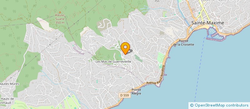 localisation de l'entreprise SCI PIESTA à SAINTE-MAXIME