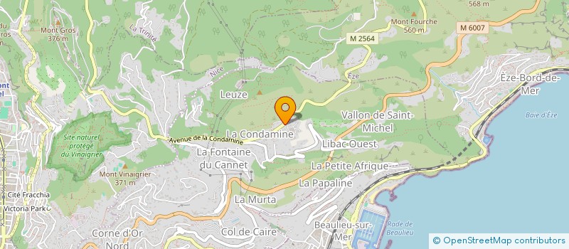 localisation de l'entreprise SCI PIETRA à VILLEFRANCHE-SUR-MER