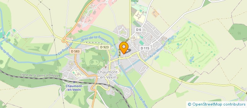 localisation de l'entreprise SCI PIETRA  CHAUMONT-EN-VEXIN