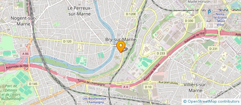 localisation de l'entreprise SCI PIETRA  BRY-SUR-MARNE