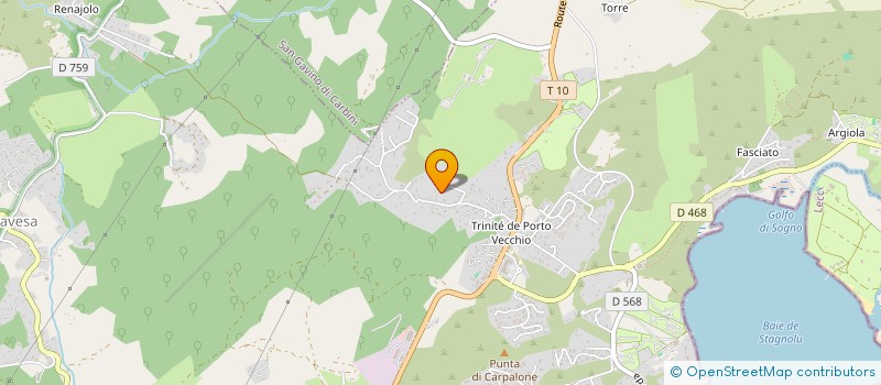 localisation de l'entreprise SCI PIETRANERA à PORTO-VECCHIO
