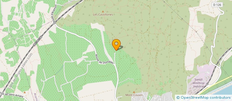 localisation de l'entreprise SCI PIETRI  ARAMON