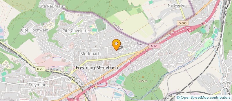 localisation de l'entreprise SCI PIETTE  FREYMING-MERLEBACH