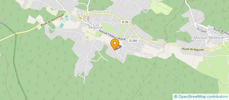 localisation de l'entreprise SCI PIEVINE à REGUSSE