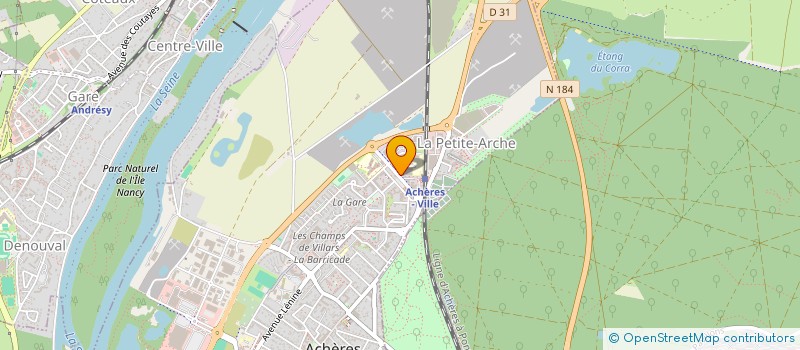 localisation de l'entreprise SCI PIFA  ACHERES