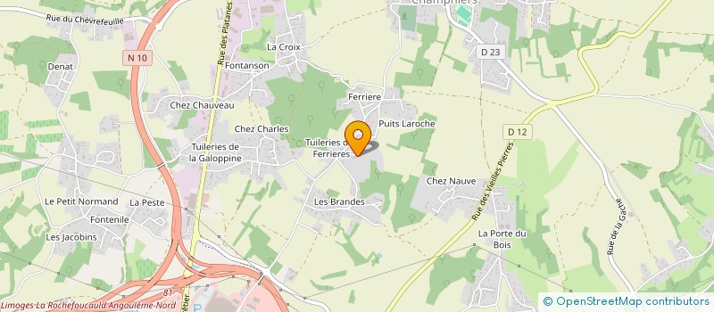 localisation de l'entreprise SCI PIFE à CHAMPNIERS