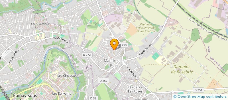 localisation de l'entreprise SCI PIGAL-GRINSPAN  MANDRES-LES-ROSES