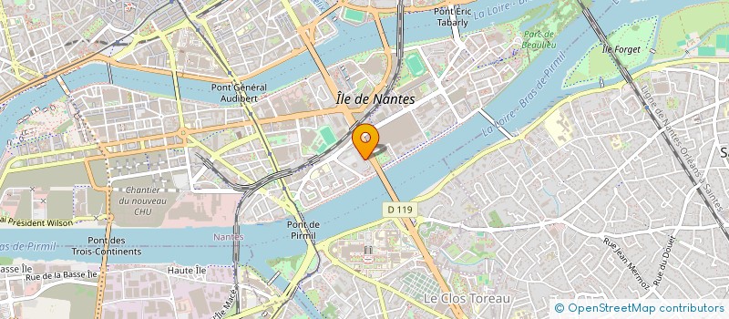 localisation de l'entreprise SCI PIGEAULT à NANTES