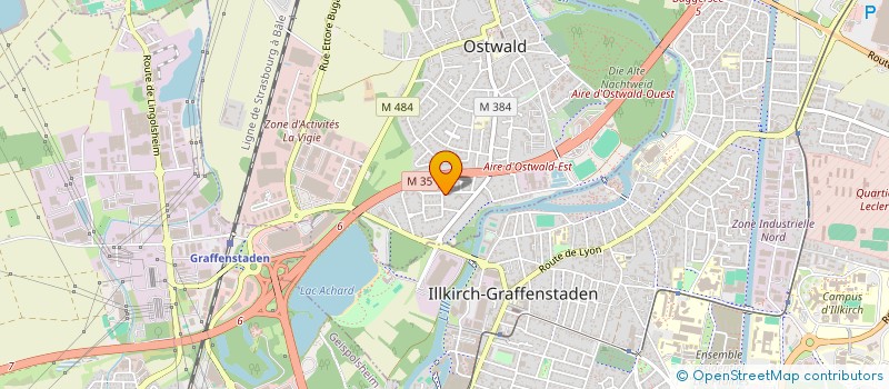 localisation de l'entreprise SCI PIGEONNIER DE WOLFISHEIM  OSTWALD