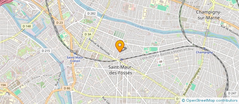 localisation de l'entreprise SCI PIGEOT KABANI à SAINT-MAUR-DES-FOSSES