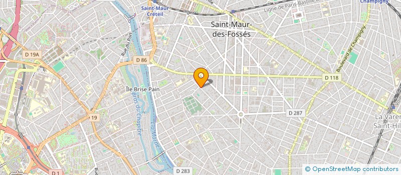 localisation de l'entreprise SCI PIGISALINE à SAINT-MAUR-DES-FOSSES