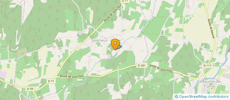 localisation de l'entreprise SCI PIGIVIT  SOLERIEUX