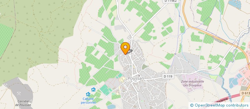 localisation de l'entreprise SCI PIGNO  POUSSAN