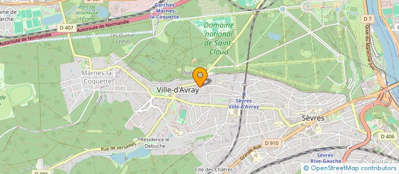 localisation de l'entreprise SCI PIGNOL BOUQUET 5  VILLE-D'AVRAY