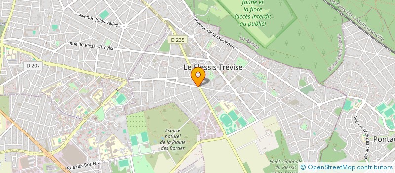 localisation de l'entreprise SCI PIGNOLETTI à LE PLESSIS-TREVISE