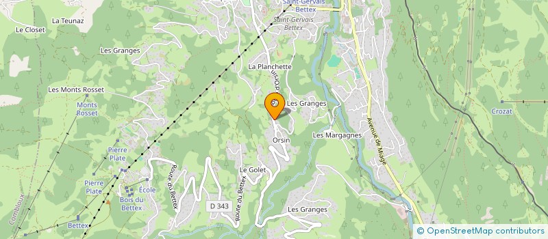 localisation de l'entreprise SCI PIGNON  SAINT-GERVAIS-LES-BAINS