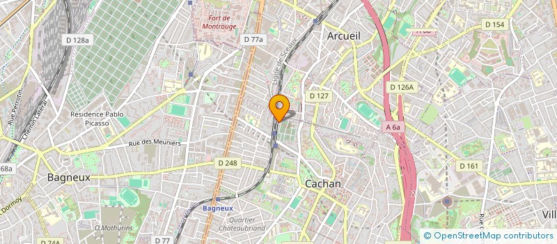 localisation de l'entreprise SCI PIGNON CHEVALIER  CACHAN