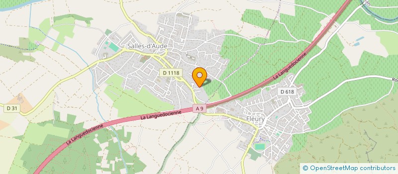 localisation de l'entreprise SCI PIGNON-THAY  SALLES-D'AUDE