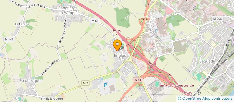 localisation de l'entreprise SCI PIGO VP  ENGLOS