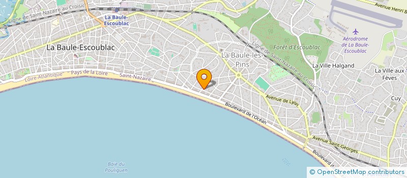 localisation de l'entreprise SCI PIGRAM à LA BAULE-ESCOUBLAC