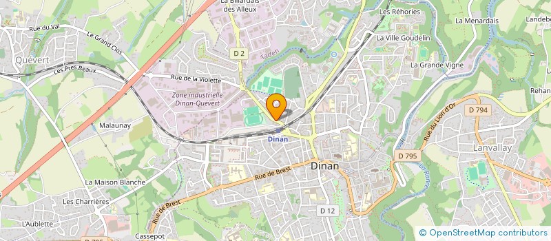 localisation de l'entreprise SCI PIGUEL  DINAN