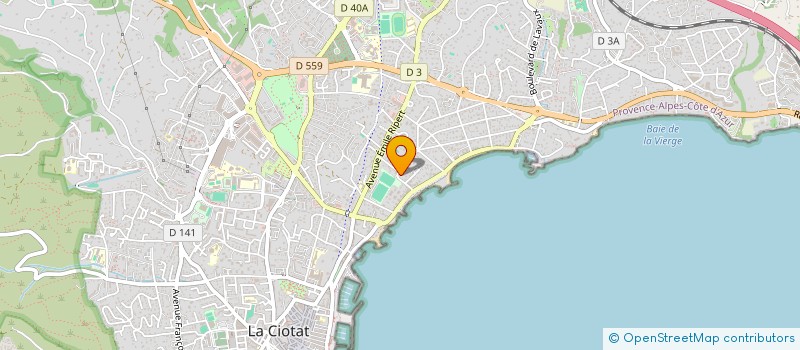 localisation de l'entreprise SCI PIIM  LA CIOTAT