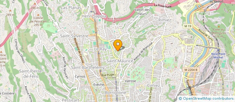 localisation de l'entreprise SCI PIJAFRA à NICE