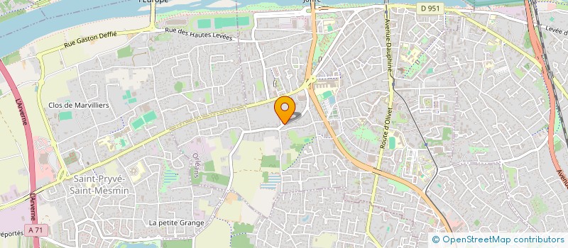 localisation de l'entreprise SCI PIJALY à ORLEANS