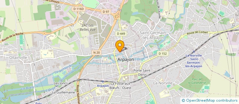 localisation de l'entreprise SCI PIJANA  ARPAJON