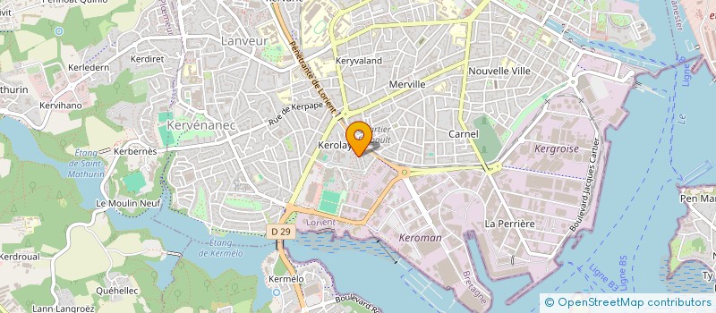 localisation de l'entreprise SCI PIJANI  LORIENT