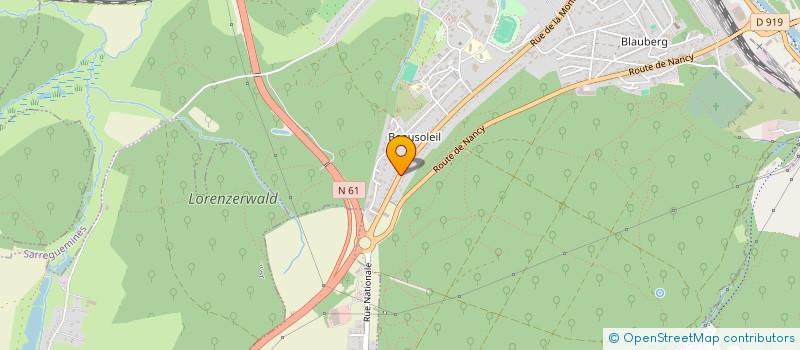 localisation de l'entreprise SCI PIJO à SARREGUEMINES