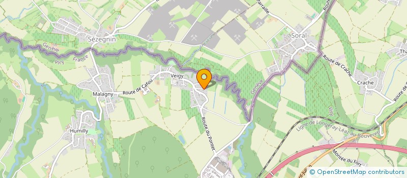 localisation de l'entreprise SCI PIKACHU  VIRY