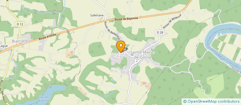 localisation de l'entreprise SCI PIKAYA  DONNEZAC