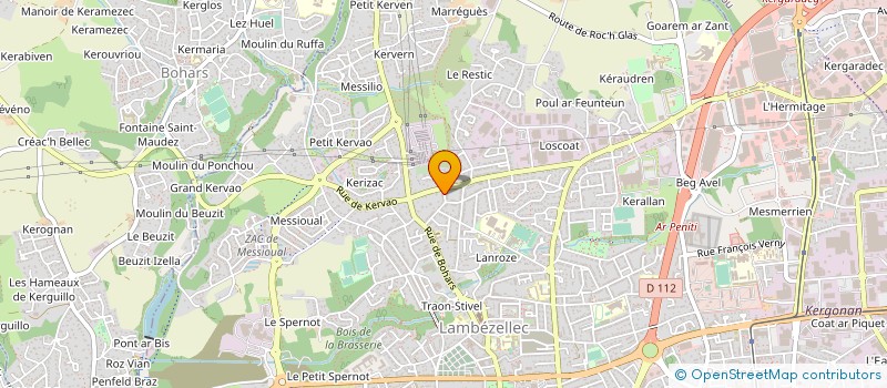 localisation de l'entreprise SCI PIKER  BREST