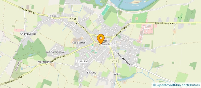 localisation de l'entreprise SCI PIKIMO 510 à SANDILLON