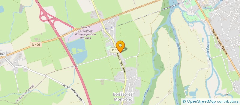 localisation de l'entreprise SCI PIKLIM  BOISSET-LES-MONTROND