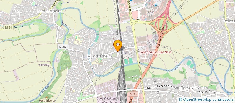 localisation de l'entreprise SCI PIL  MUNDOLSHEIM