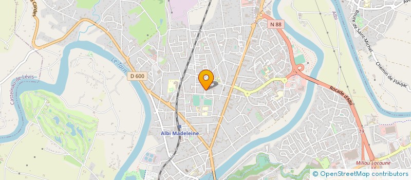 localisation de l'entreprise SCI PILA à ALBI