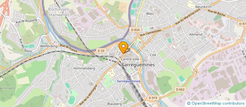 localisation de l'entreprise SCI PILA à SARREGUEMINES