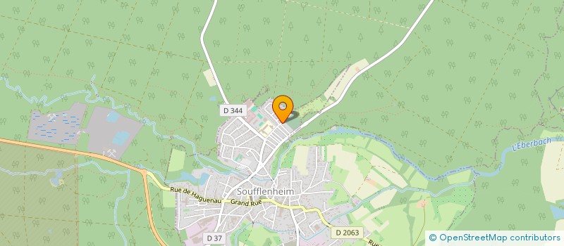 localisation de l'entreprise SCI PILA  SOUFFLENHEIM