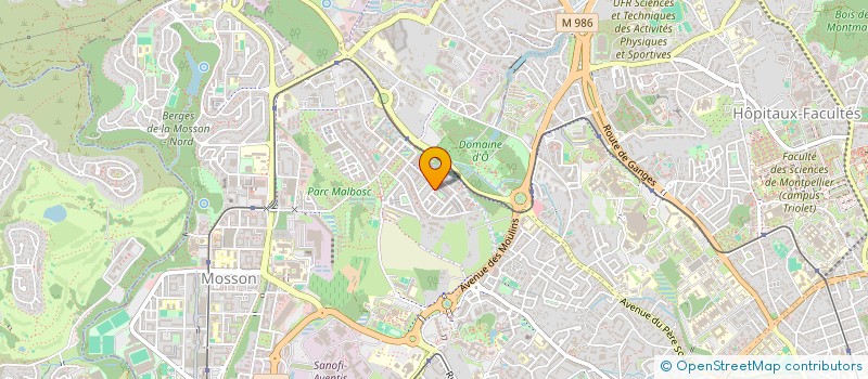 localisation de l'entreprise SCI PILAMALAYE à MONTPELLIER